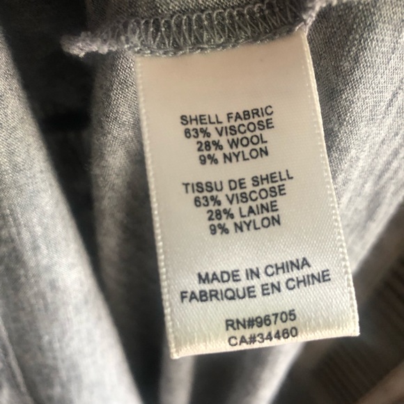 Rebecca Taylor ruffle puffed gray long sleeve shirt - Picture 4 of 5